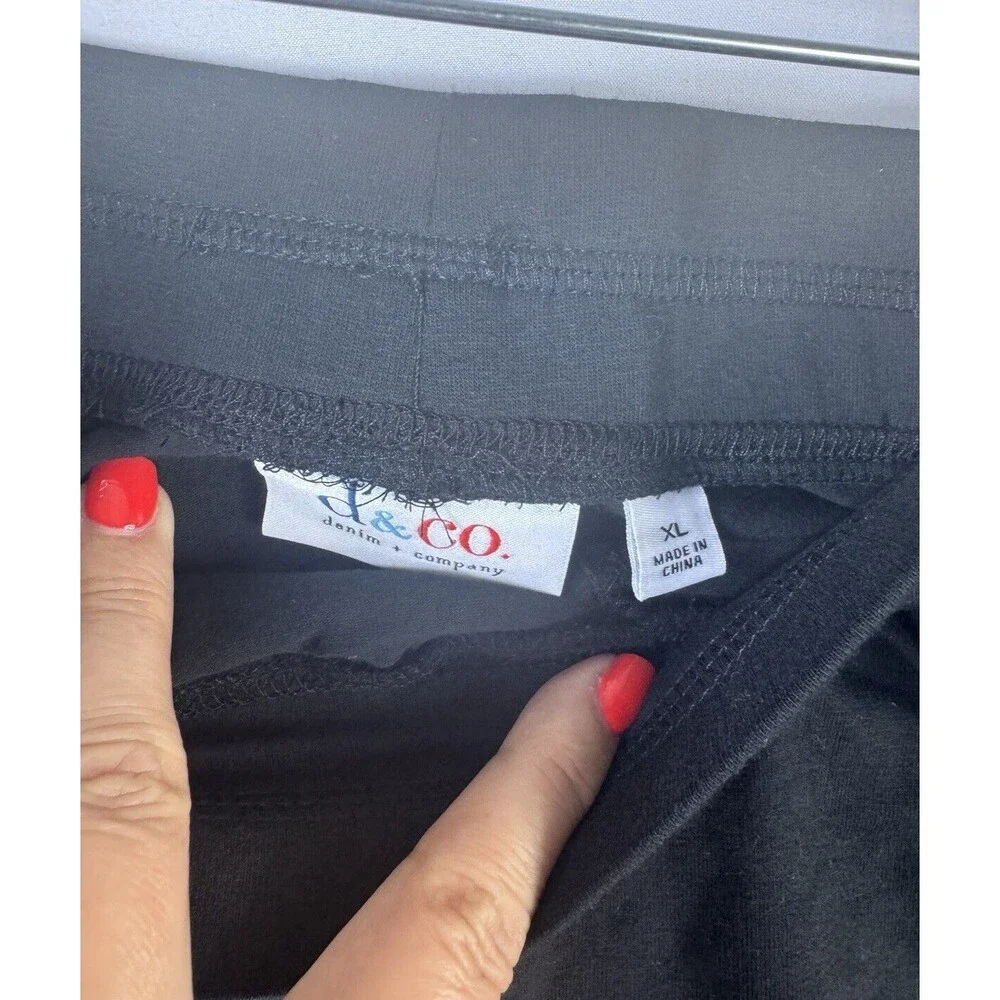 Style & Co. Black Shorts Skort  Women's  XL‎ Black Stretch Sporty Athleisure Gym